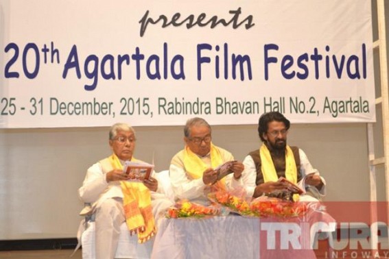 CM Manik Sarkar inaugurates 20th Agartala Film Festival